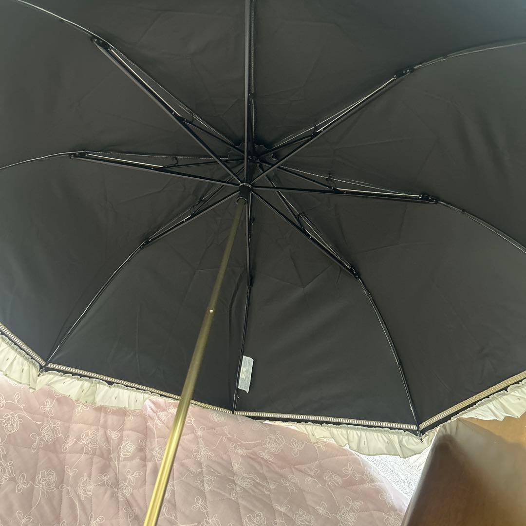 新品ジルスチュアート　晴雨兼用　日傘　楽折り　一級遮光コンパクト傘