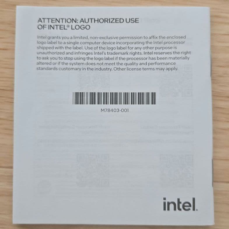 動作品　Intel Core i9 13900KF LGA1700