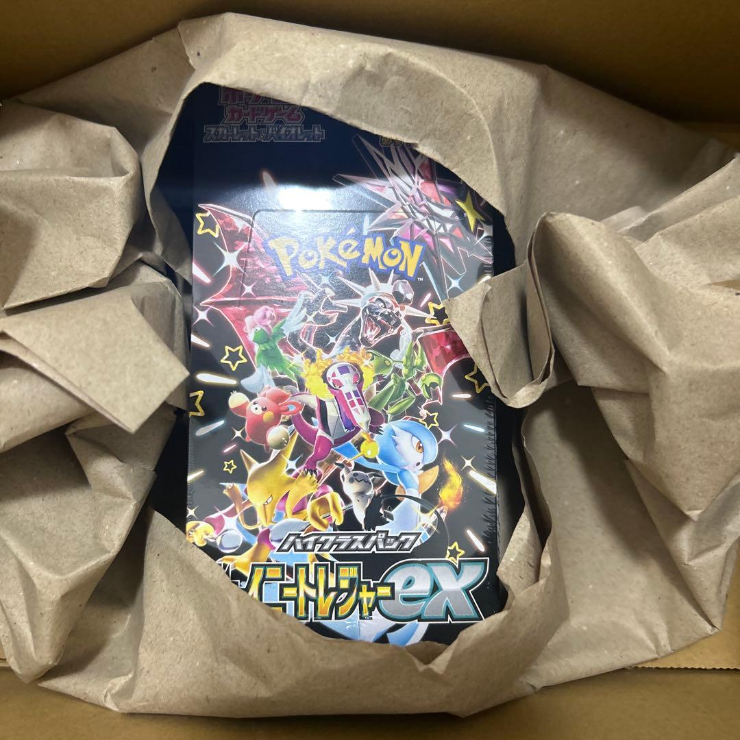 【ポケセン産、シュリンク付き】ポケモンカード　シャイニートレジャーex box