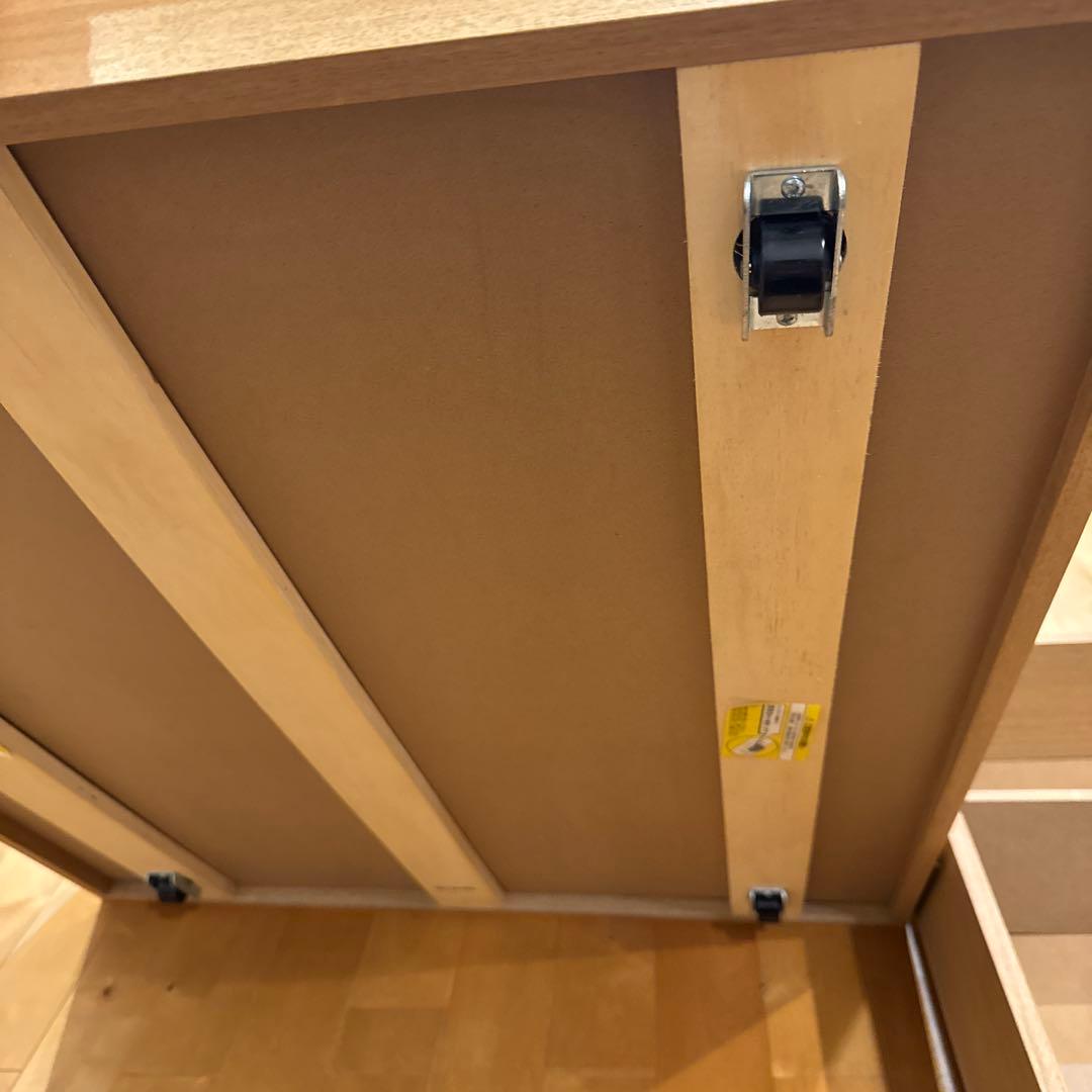 無印 ベッドフレーム下収納大 オーク２個セット