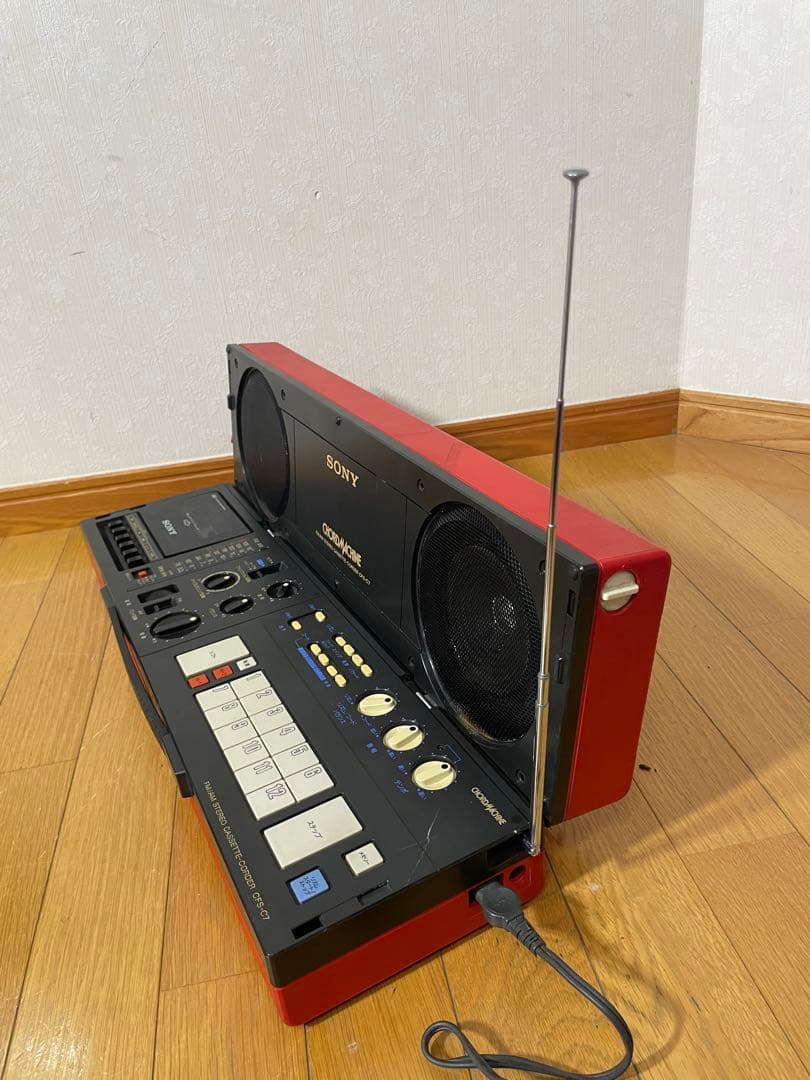 希少 SONY CHORD MACHINE CFS-C7☆ラジカセ 昭和レトロ