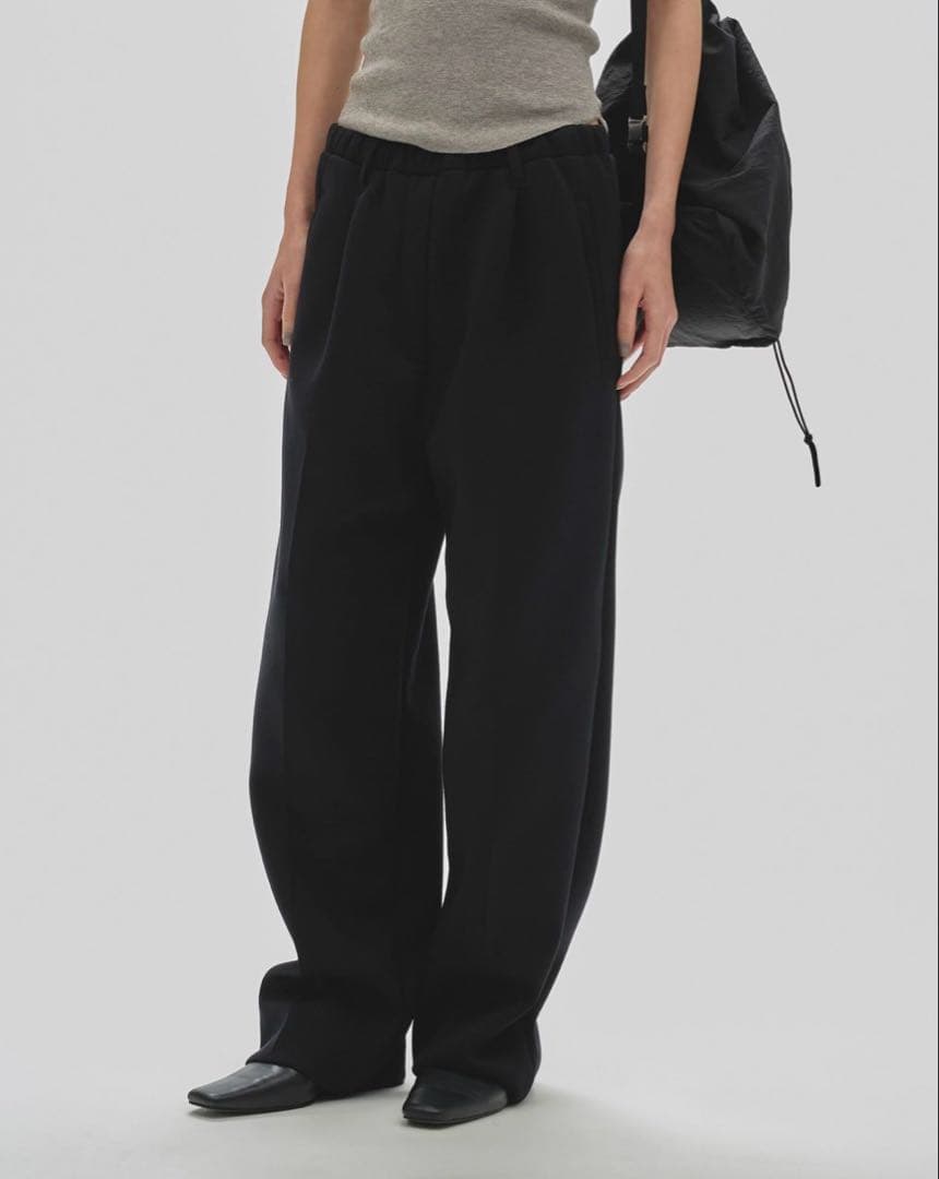 Todayful Cushion Easy Trousers 36 黒