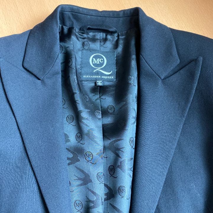 ま*】様 新品同様　アレキサンダーマックイーン ブラック　ジャケット