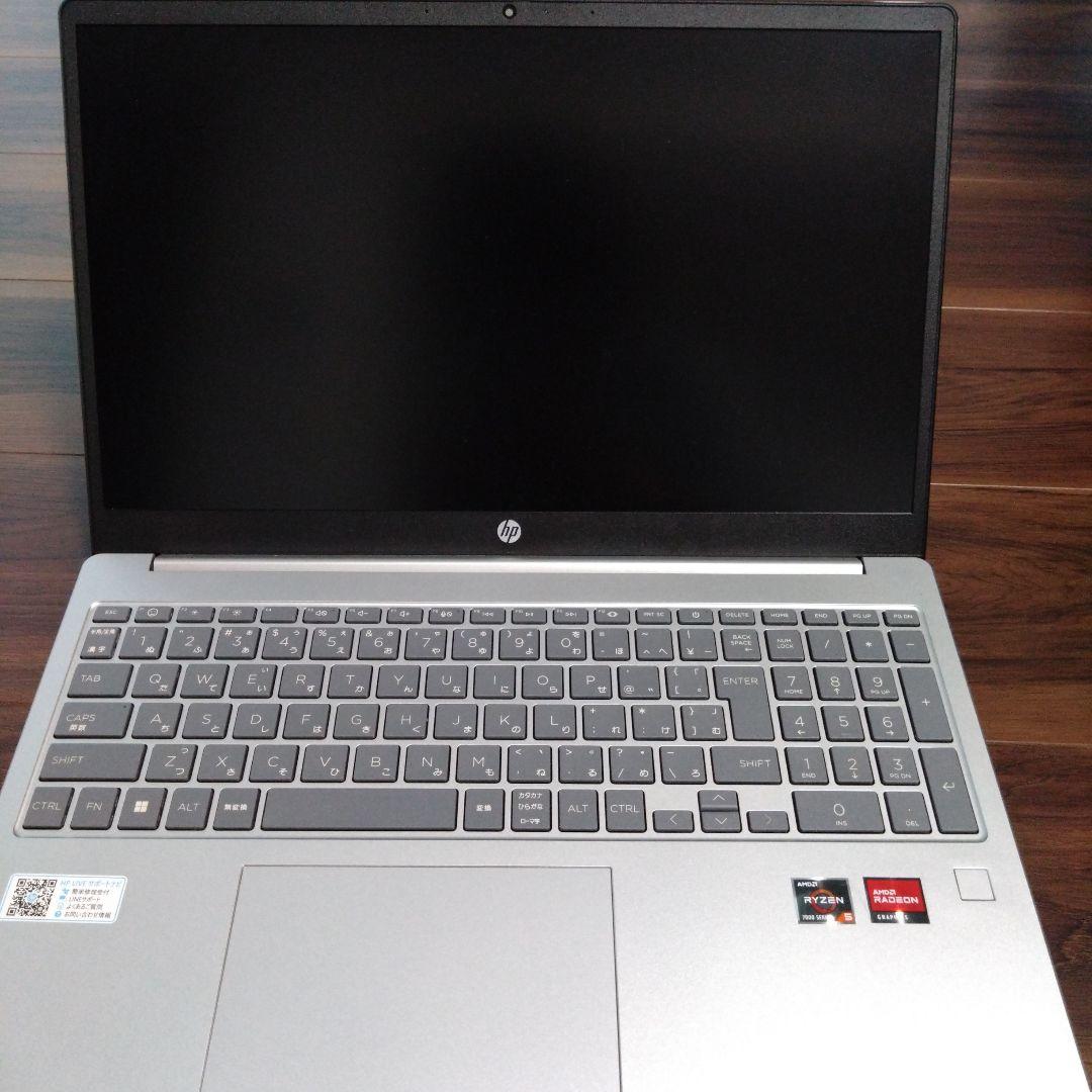 HP Ryzen 5 ノートPC シルバー　純正マウス付き