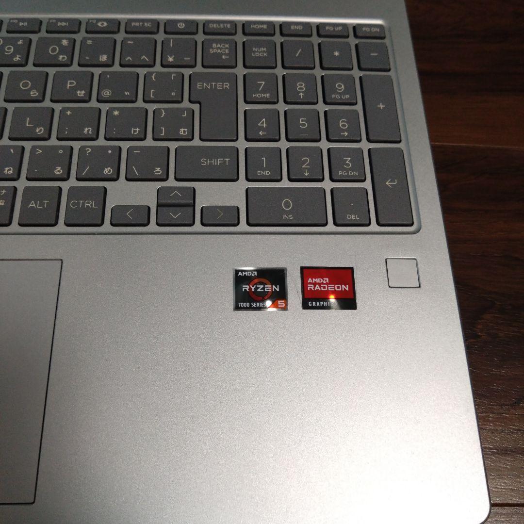 HP Ryzen 5 ノートPC シルバー　純正マウス付き
