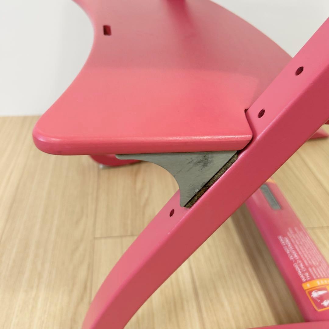 Leander リエンダー ハイチェア ベビーチェア ピンク セーフティーバー