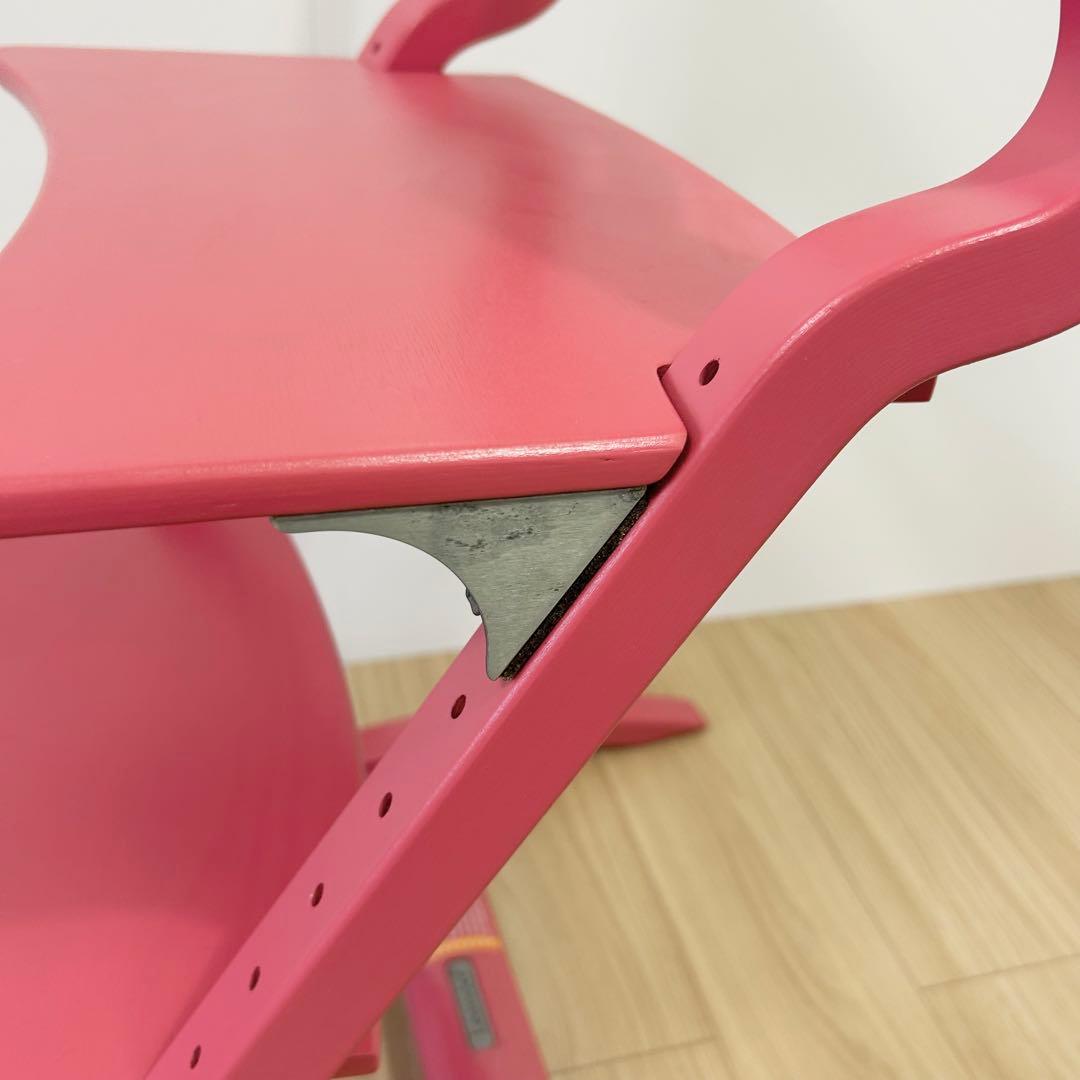 Leander リエンダー ハイチェア ベビーチェア ピンク セーフティーバー