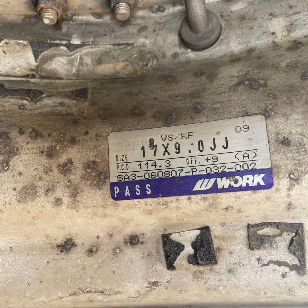 WORK ワーク　アルミホイール　タイヤ新品