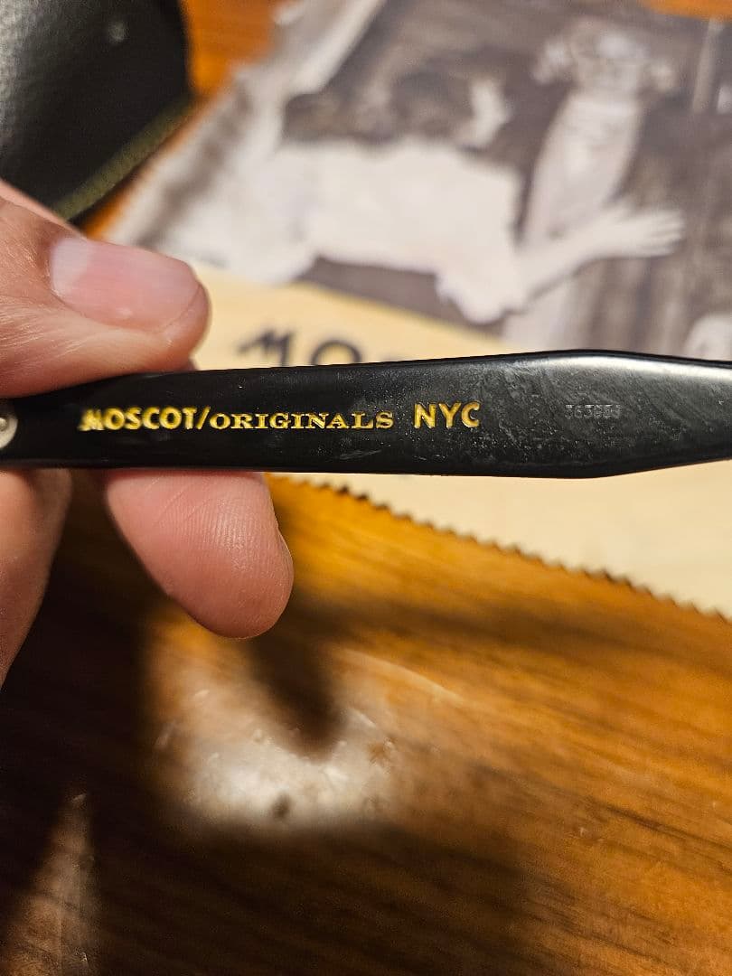 MOSCOT ORIGINALS ブラックサングラス ケース付き