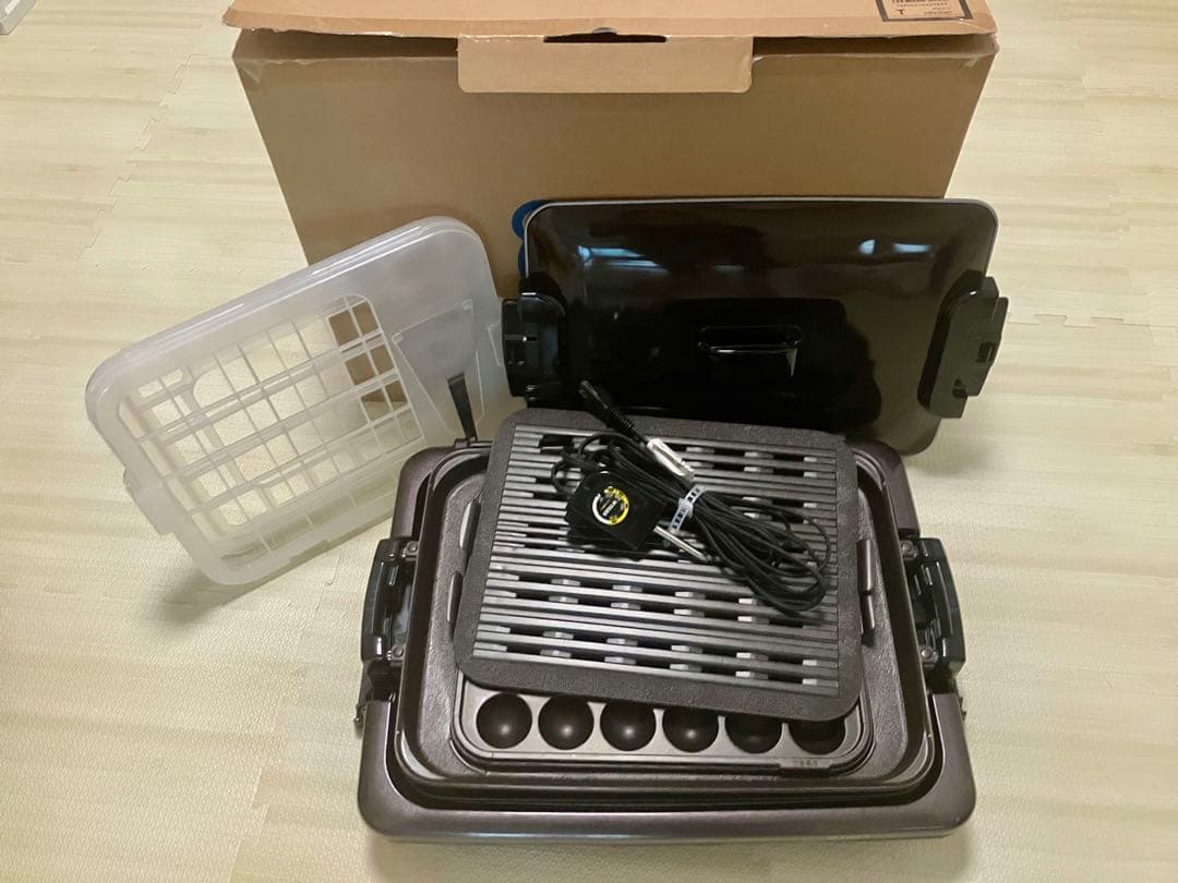 美品 タイガー 多機能ホットプレートブラウン プレート3枚 CRV-G301T