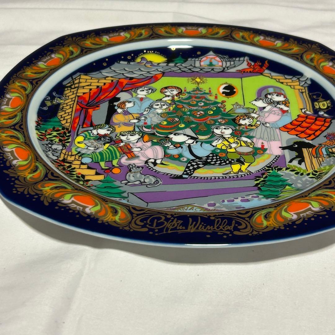 【美品•廃盤】ローゼンタール クリスマスプレート ビョルン・ヴィンブラッド作