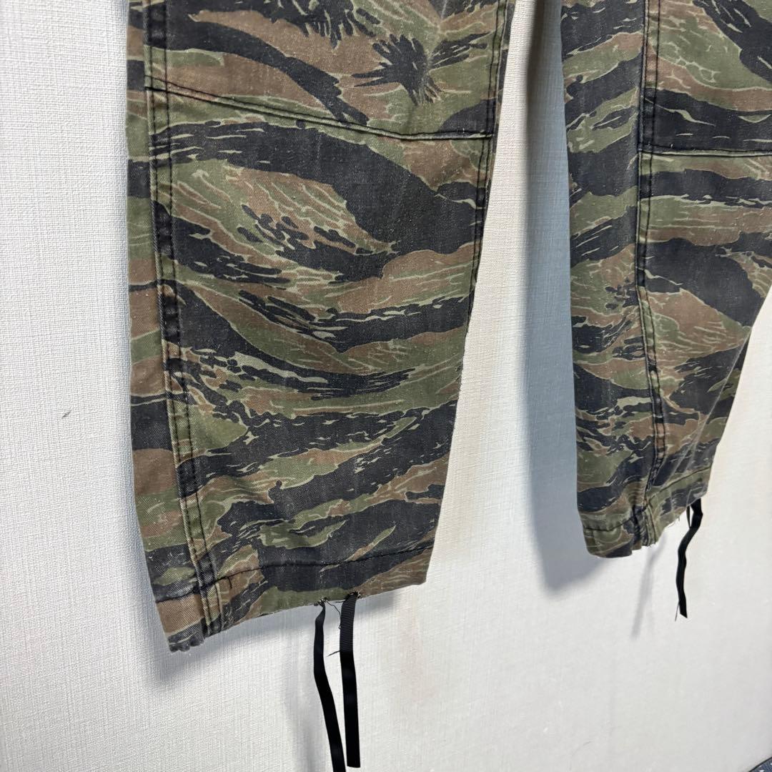 80s 米軍 タイガーストライプ カーゴパンツ 32 実物　官給品