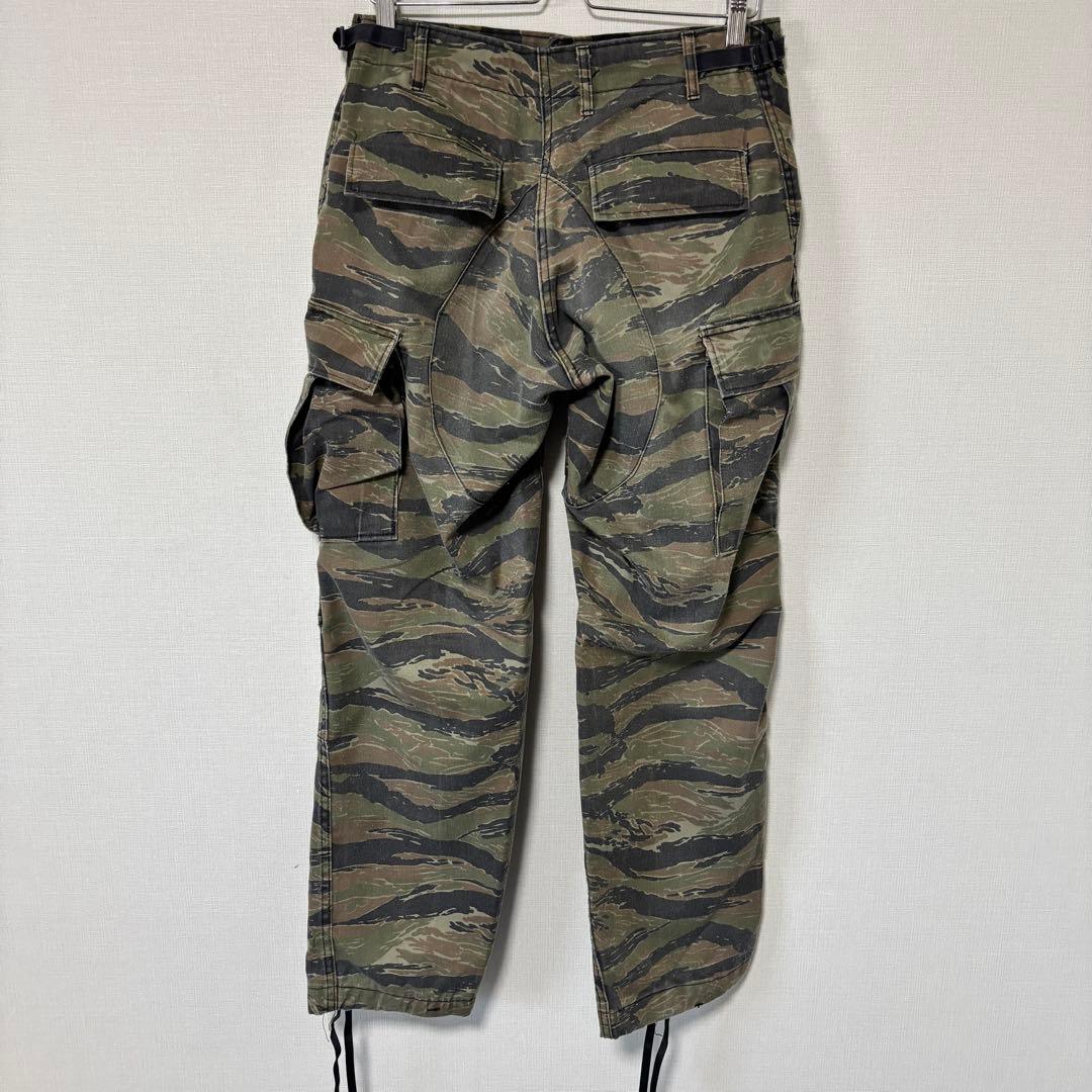 80s 米軍 タイガーストライプ カーゴパンツ 32 実物　官給品