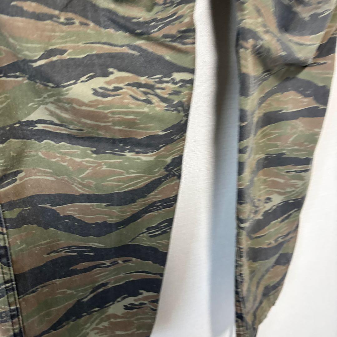 80s 米軍 タイガーストライプ カーゴパンツ 32 実物　官給品