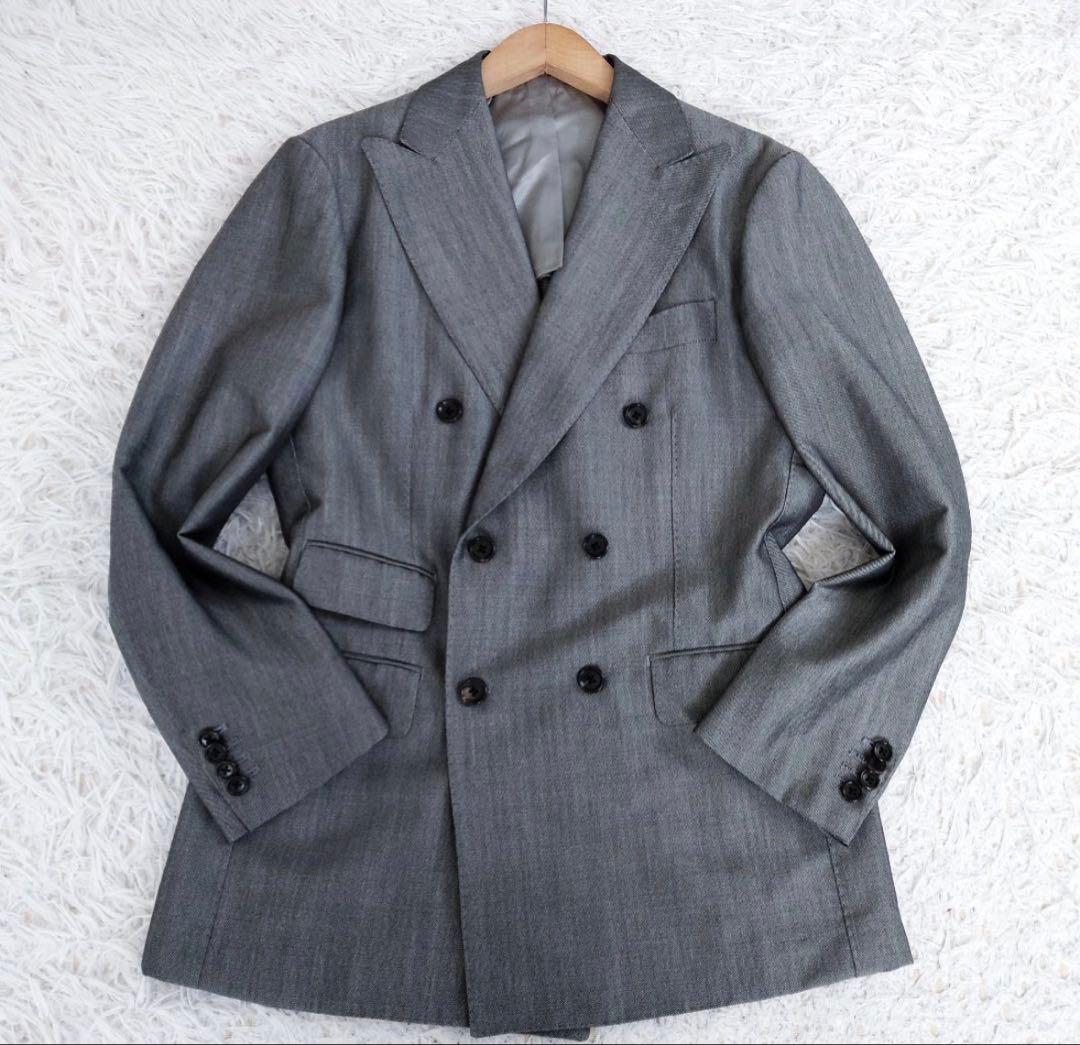 ブリッラ ペル イル グスト　モヘヤ混　テーラードジャケット　ダブル