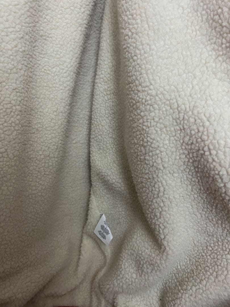 supreme×champion インナーボアナイロンジャケット赤