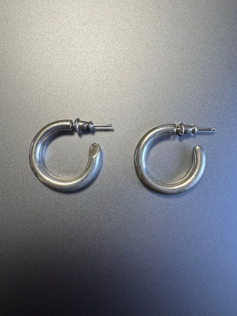 silver925 フープピアス　シルバー