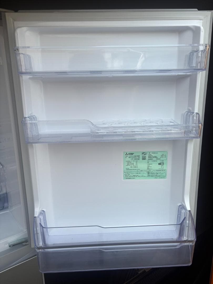 【美品】三菱ノンフロン冷蔵冷凍庫　2020年製　MR-CG33EE-S