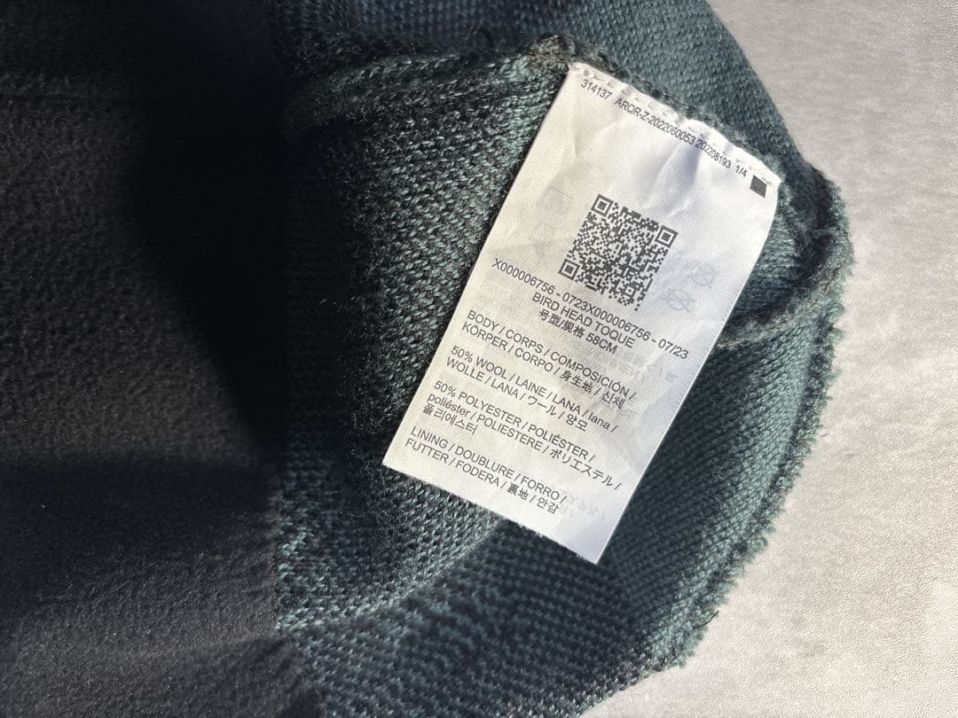 ARC'TERYX BIRD ヘッドトーク　ビーニー帽子