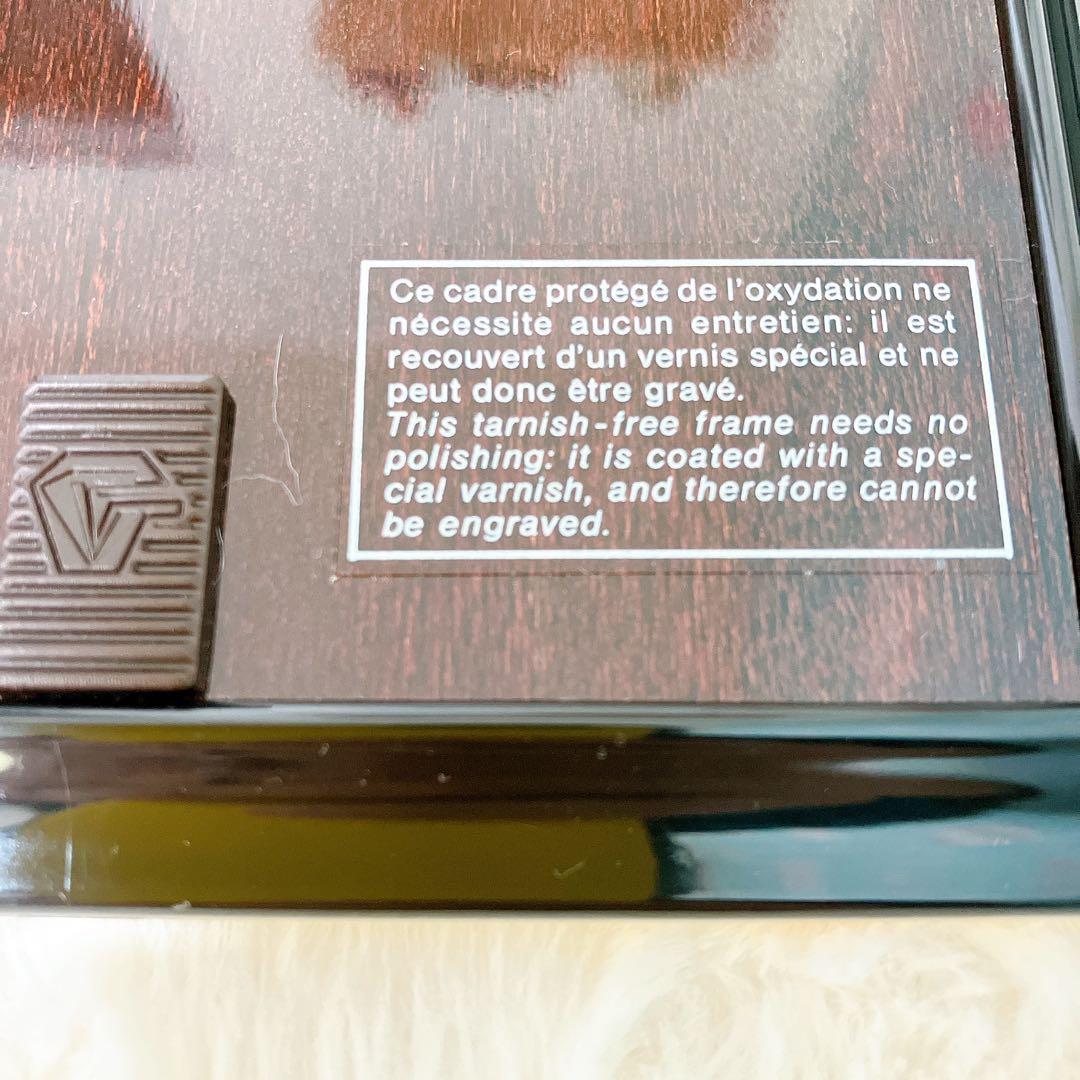 【希少✨】クリストフル　フォトフレーム　写真立て　2つ折り　ダブルフレーム