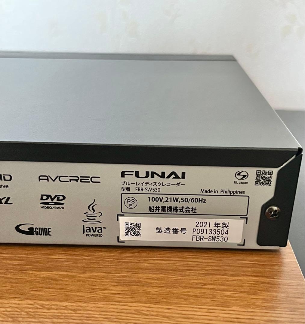 FUNAI FBR-SW530 ブルーレイレコーダー 500GB