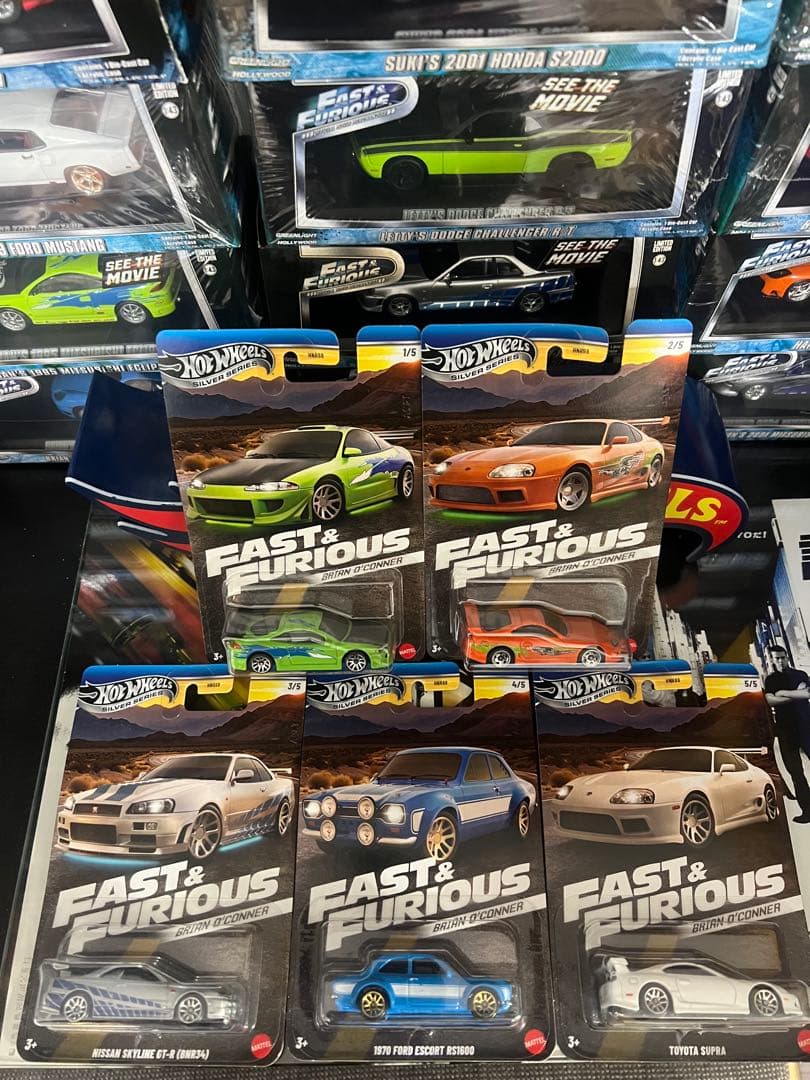 ミニカー Hotwheels FAST&FURIOUS BRIAN O'CONNER