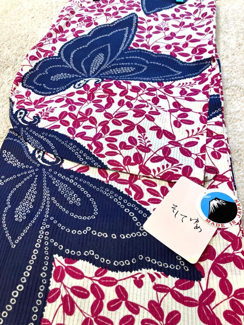 【新品 SALE】そしてゆめ　ブランド浴衣　日本製