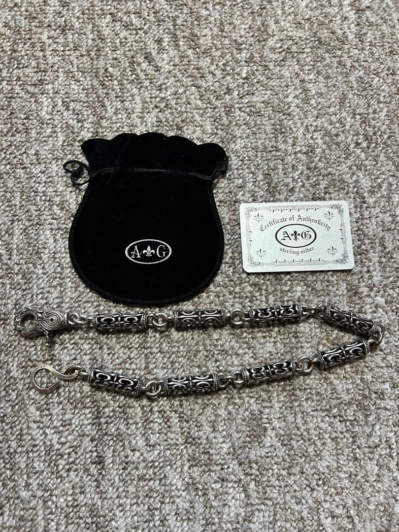 A&G シルバー ウォレットチェーン