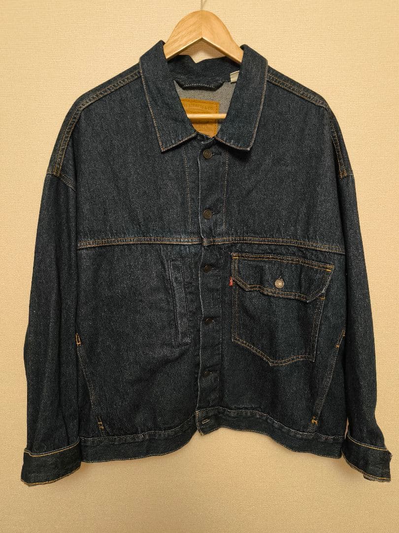 リーバイスプレミアム デニムジャケット Lサイズ　インディゴ