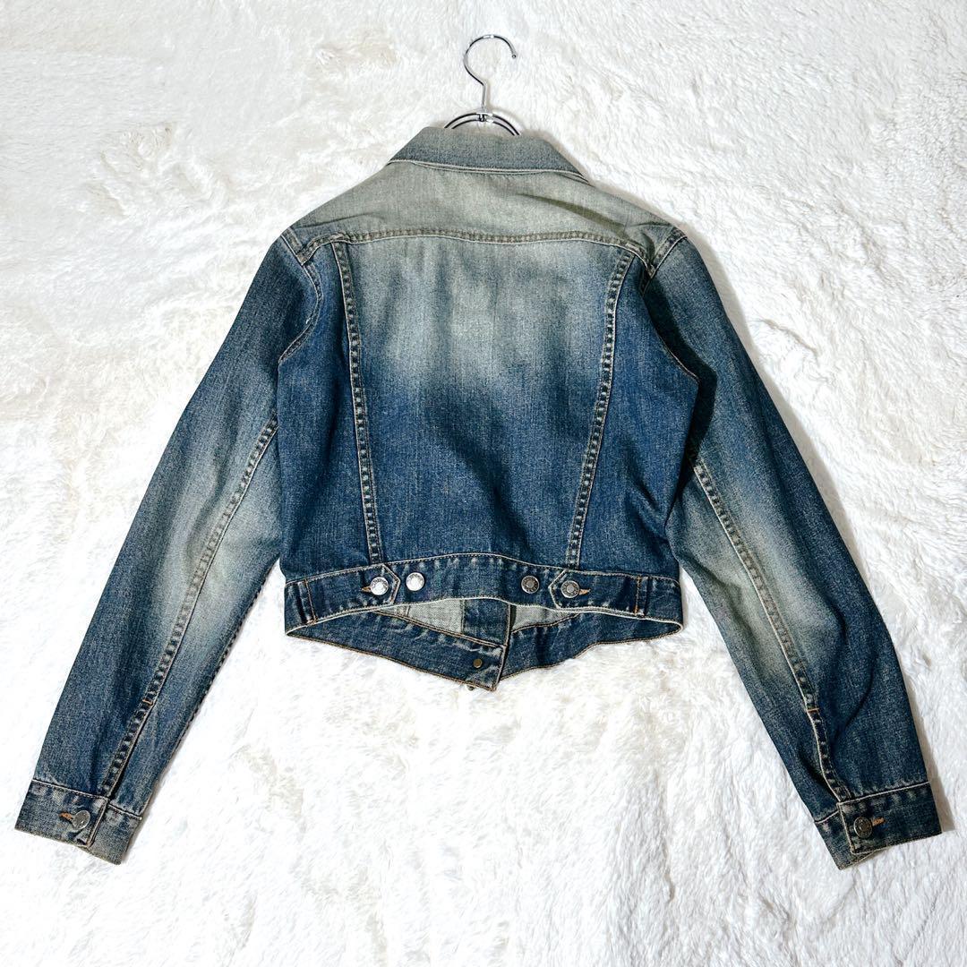 GUCCI グッチ Ｇジャン デニムジャケット ダメージ加工 ヴィンテージ 40