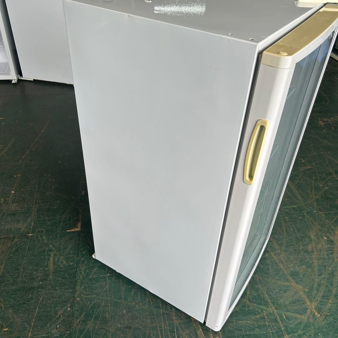 157業務用 冷蔵ショーケース オフィスコンビニ XW-105 左右開き 小型