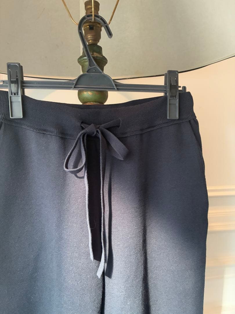 ドゥロワー2ネイビーカシミヤスエット