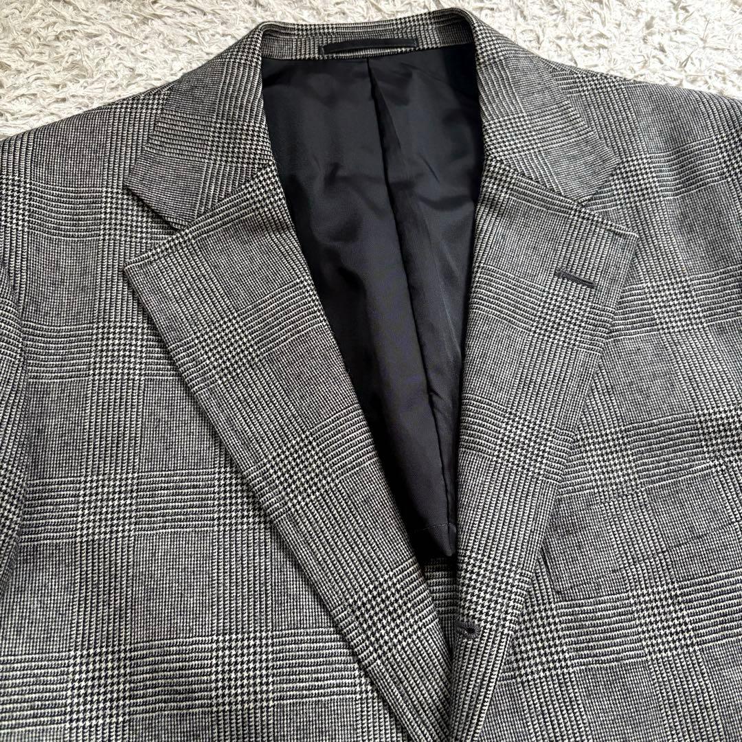 ★希少 XLサイズ★ J.PRESS テーラードジャケット グレンチェック 灰色
