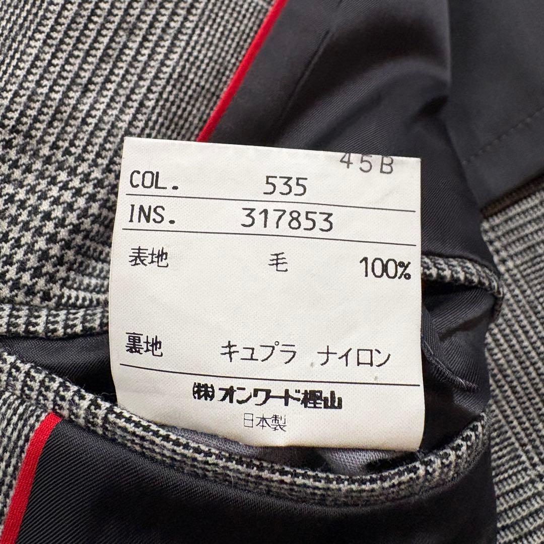 ★希少 XLサイズ★ J.PRESS テーラードジャケット グレンチェック 灰色