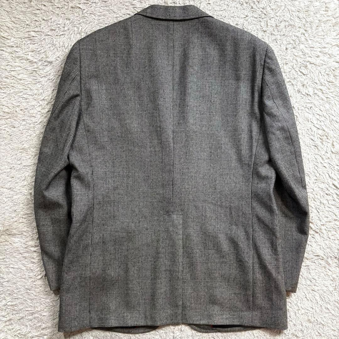 ★希少 XLサイズ★ J.PRESS テーラードジャケット グレンチェック 灰色