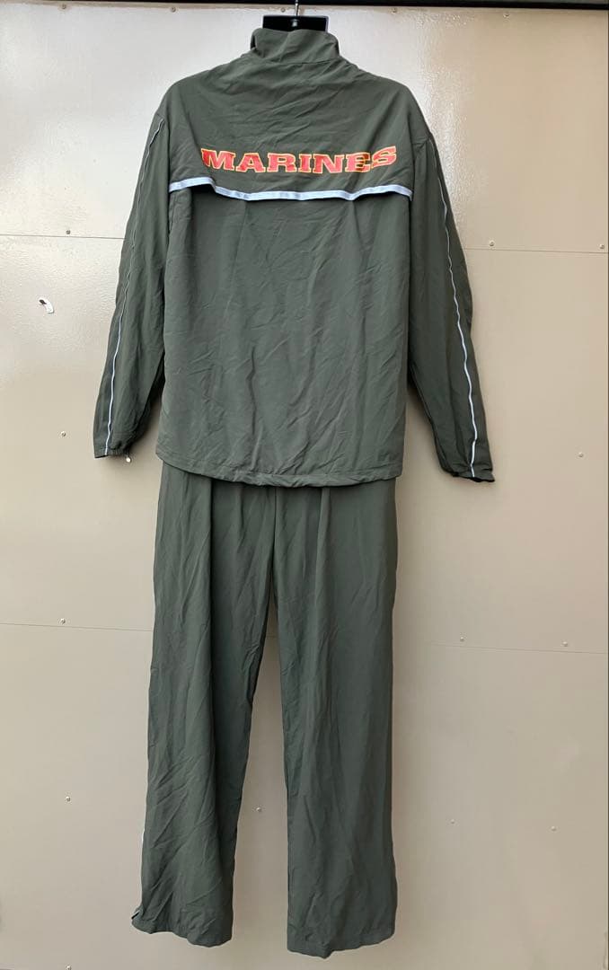 アメリカ軍 海兵隊 USMC トレーニングジャケット パンツ セットアップPTU
