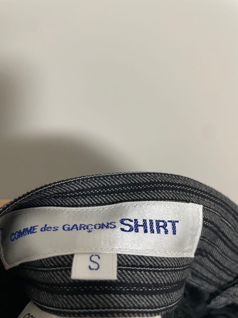 comme des garcons shirtサイド切り替えストライプスラックス