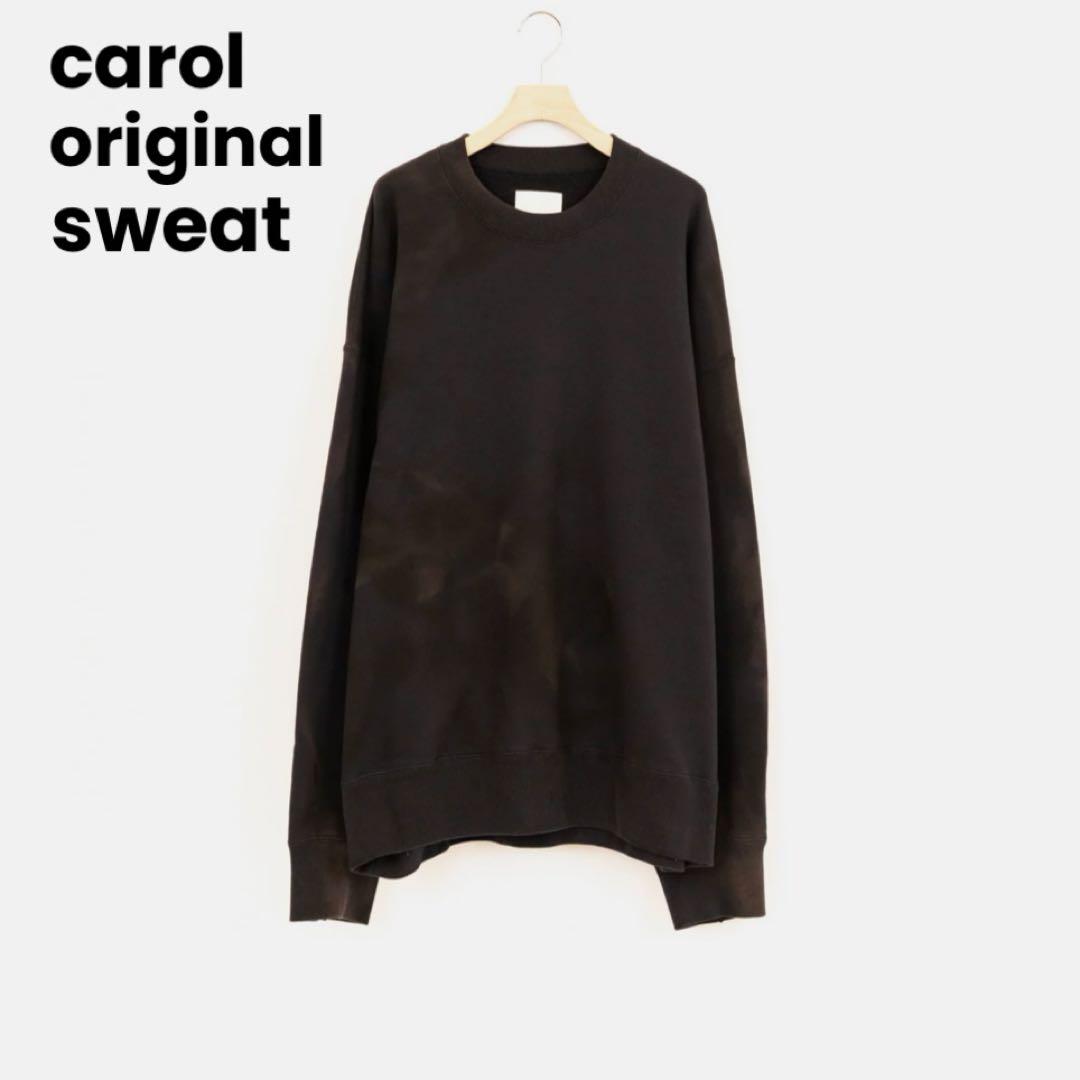 【carol購入】 OVERDYE BLEACH SWEAT LS stein