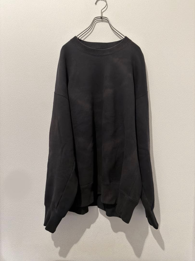 【carol購入】 OVERDYE BLEACH SWEAT LS stein