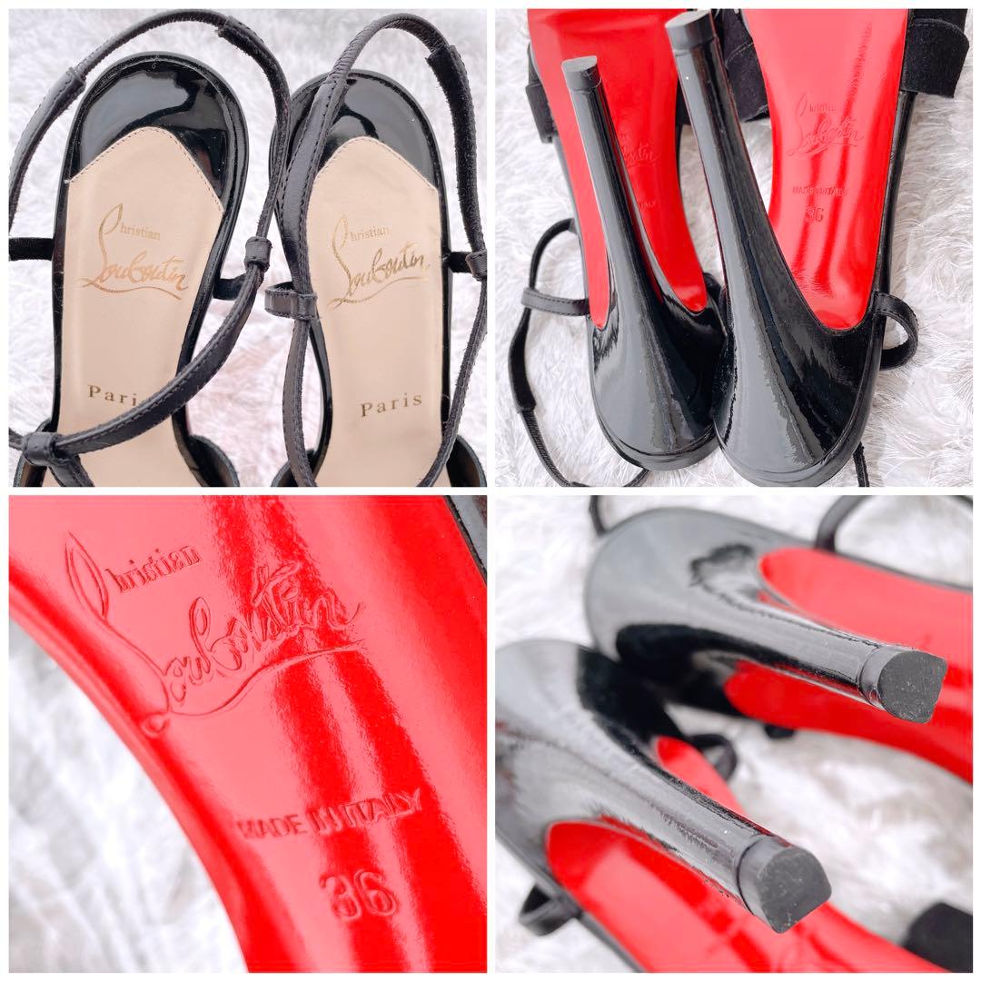 ルブタン　スタッズ　ストラップ　ハイヒール　サンダル　パンプス　靴　試着のみ