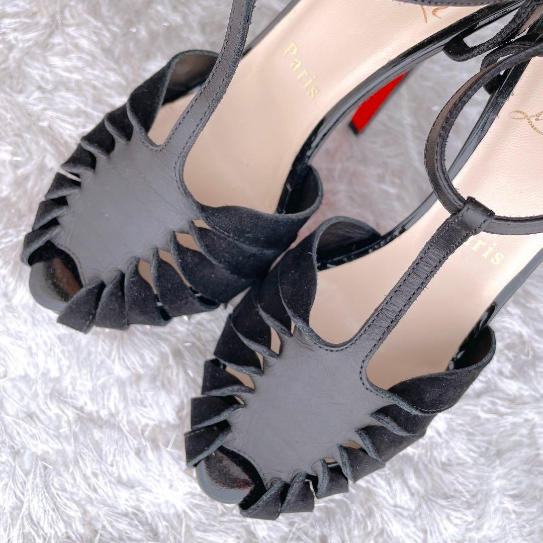 ルブタン　スタッズ　ストラップ　ハイヒール　サンダル　パンプス　靴　試着のみ