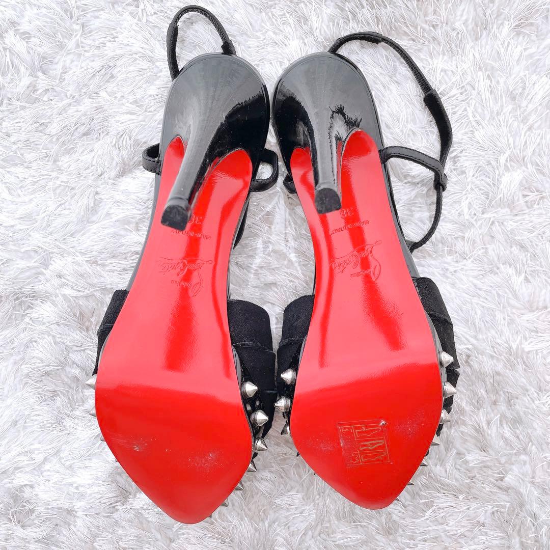 ルブタン　スタッズ　ストラップ　ハイヒール　サンダル　パンプス　靴　試着のみ