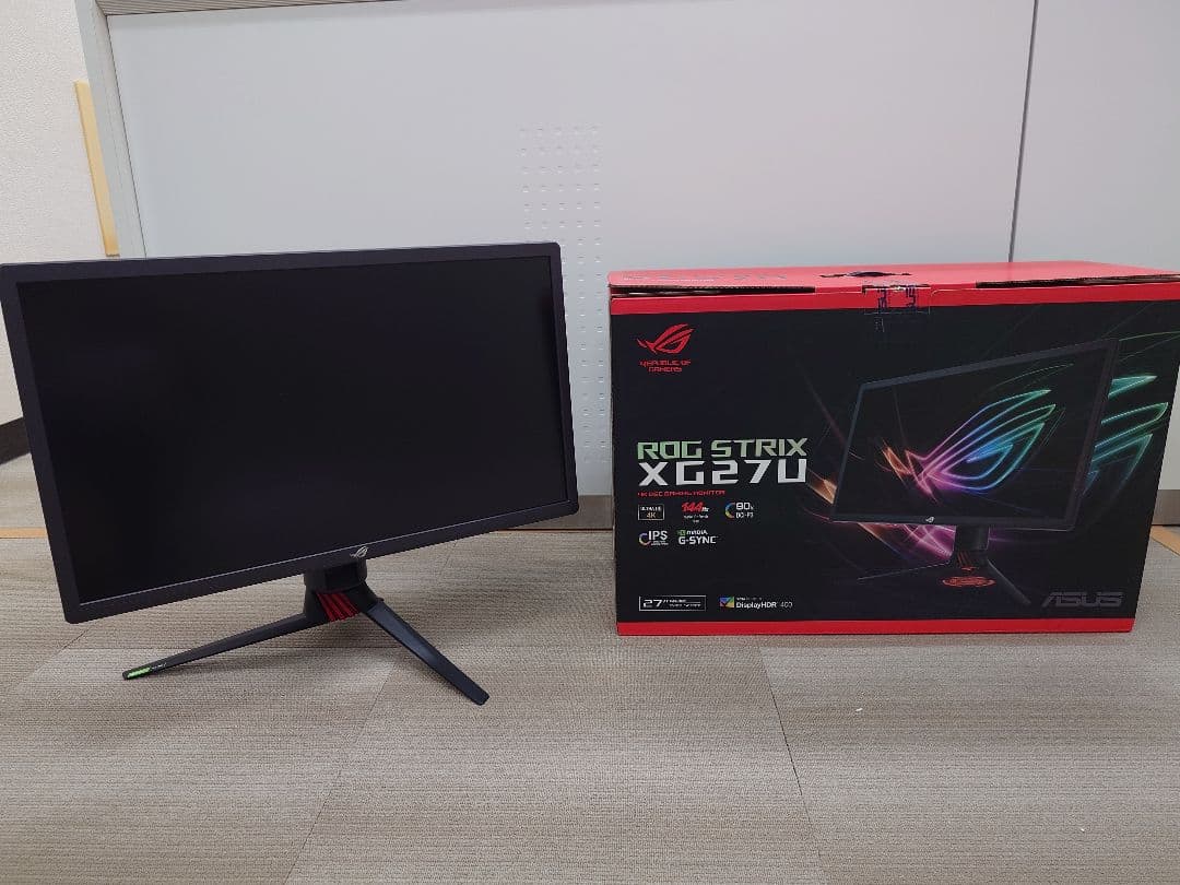 【最終値下げ】ASUS ゲーミングモニター ROG Strix XG27UQ