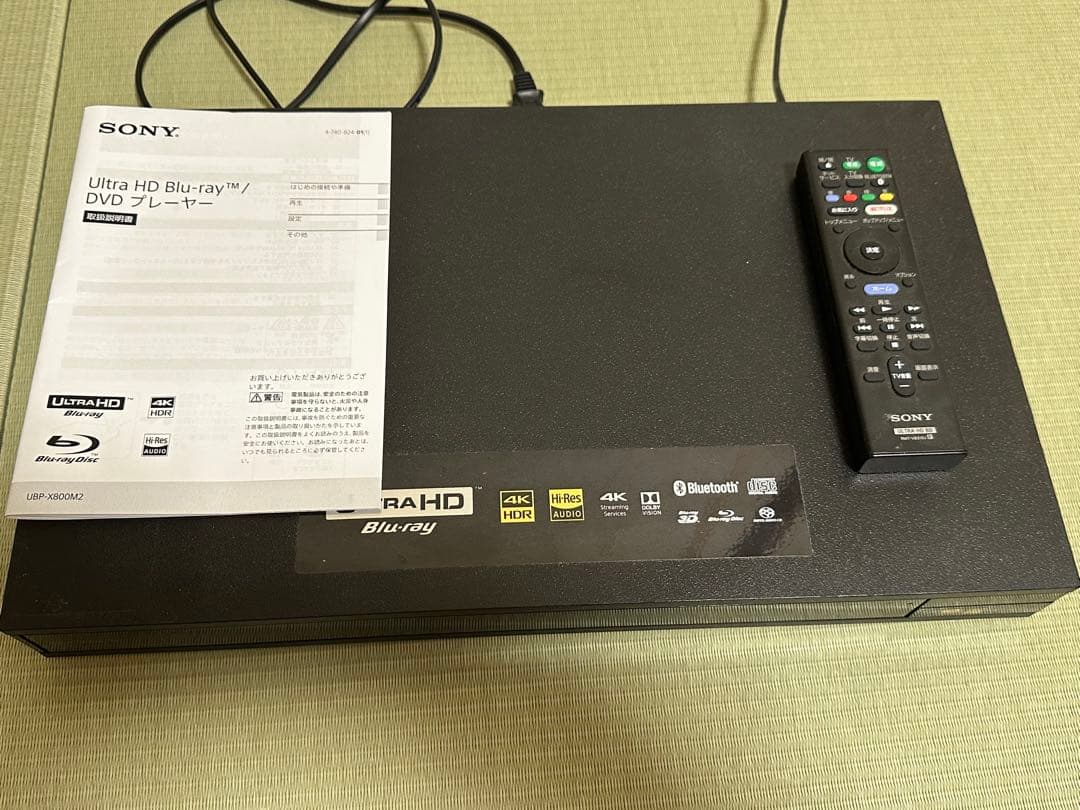 【中古】ソニー ブルーレイプレーヤー/DVDプレーヤー UBP-X800M2