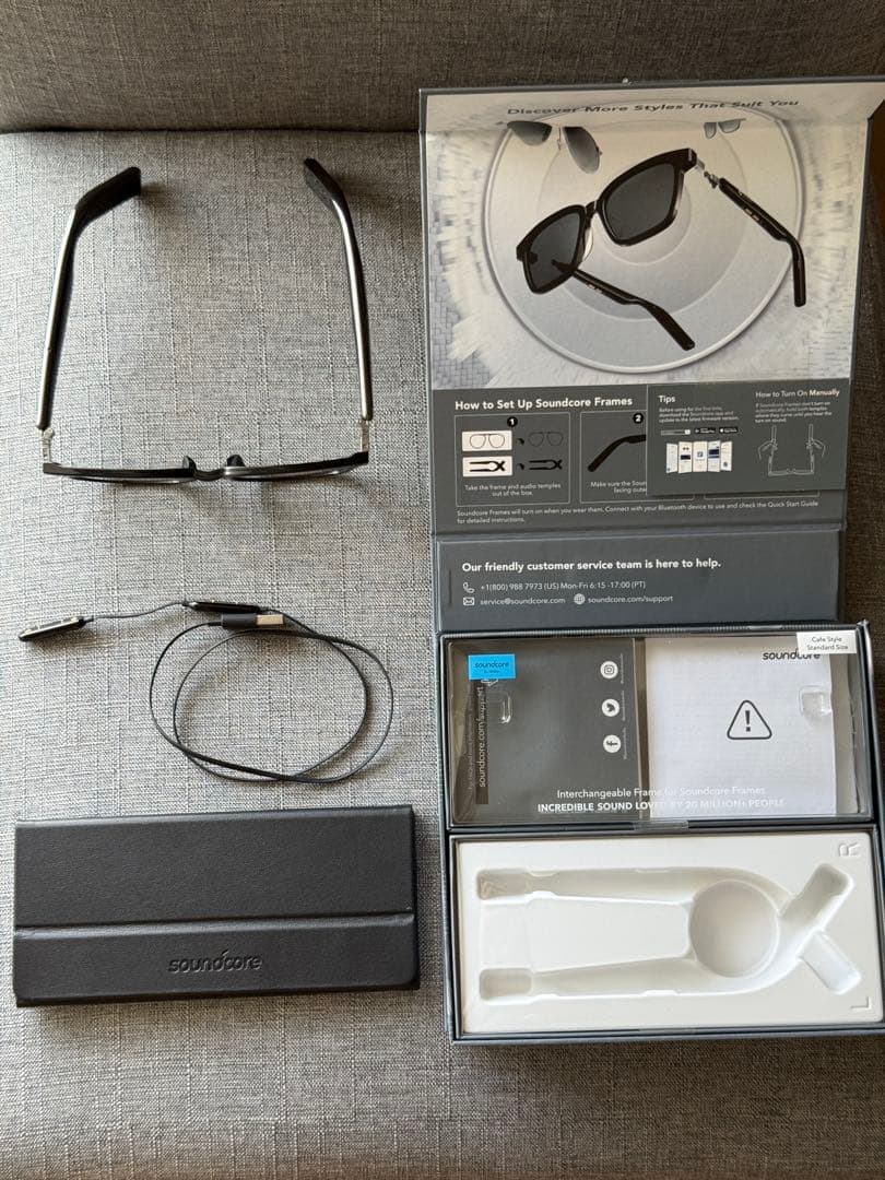 【ほぼ新品】Anker soundcore FRAMES cafe