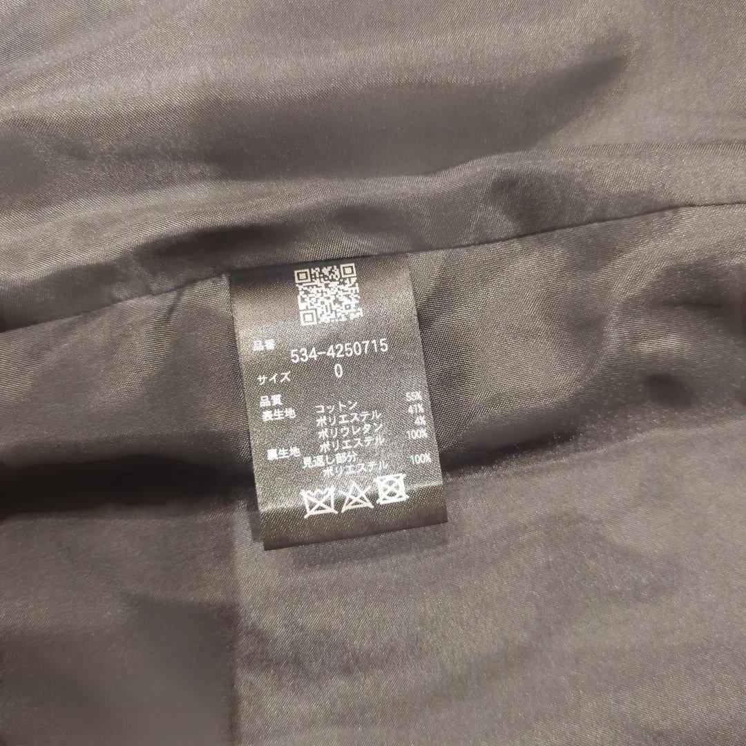 ルフィル ダブルクロスペプラムジレ ブラック