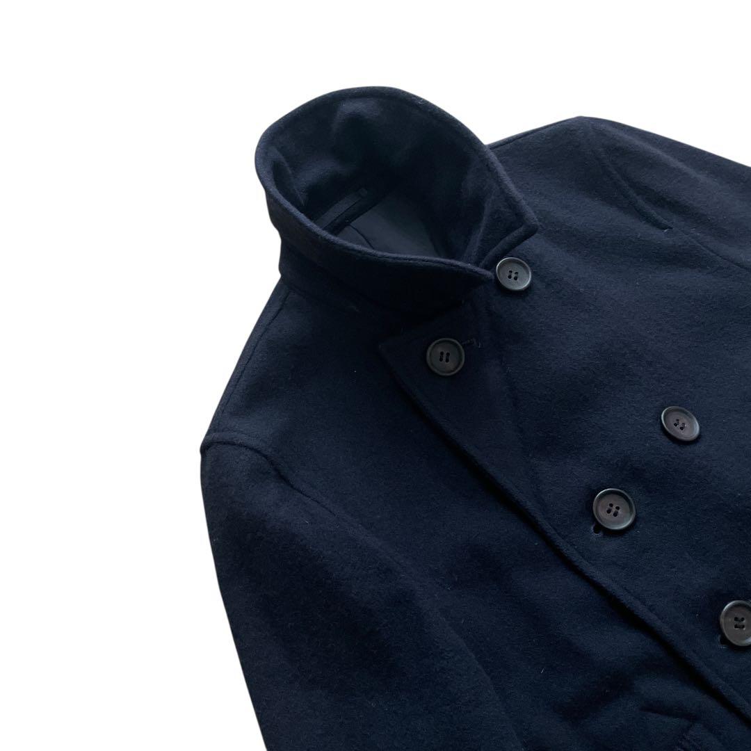 美品 コムデギャルソンオム ピーコート HN-C017 AD2004 ブラックS