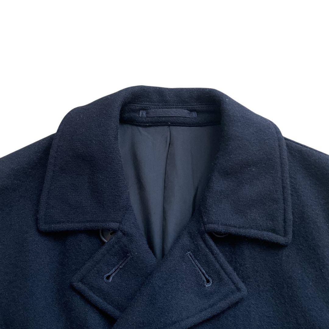 美品 コムデギャルソンオム ピーコート HN-C017 AD2004 ブラックS