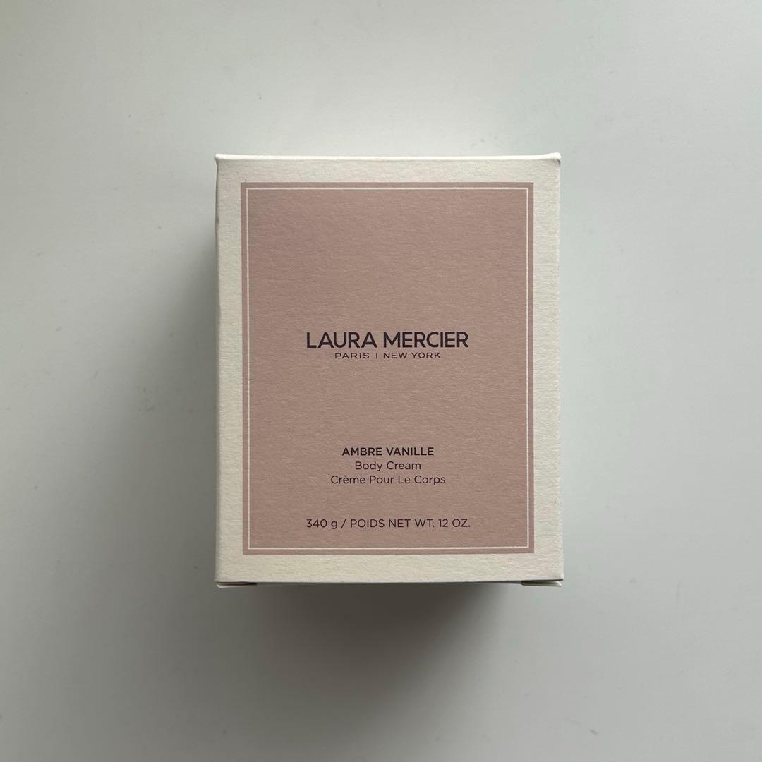 【生産終了】ローラメルシエ アンバーバニラ ボディクリーム 340g 箱付き