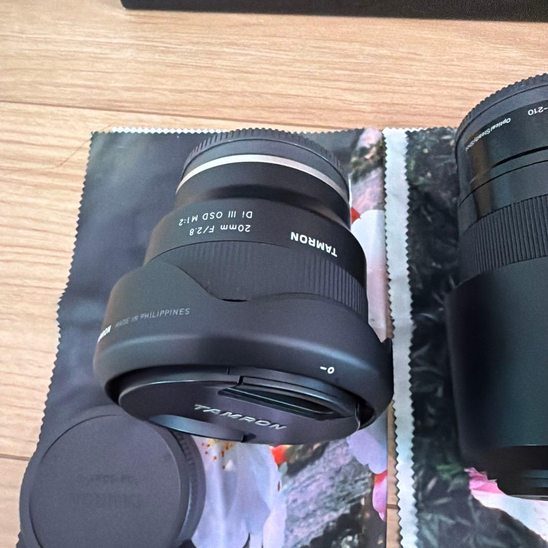 SONY α7C ミラーレス一眼 + SONY TAMRONレンズ2本